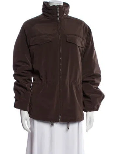 Pre-owned Post Card Utility Jacket In Brown