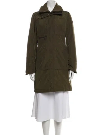 Pre-owned Post Card Utility Jacket In Green