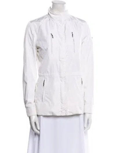 Pre-owned Post Card Utility Jacket In White