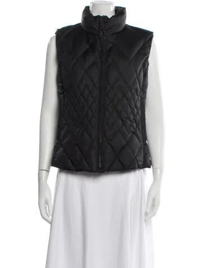 Pre-owned Post Card Vest In Black