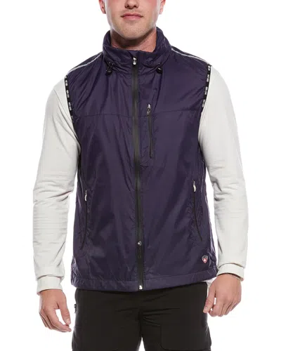 Post Card Vest In Blue