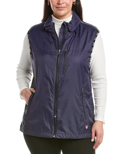 Post Card Vest In Blue