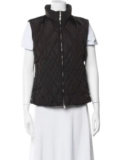 Pre-owned Post Card Vest In Brown