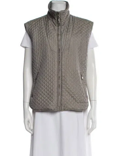 Pre-owned Post Card Vest In Grey