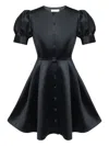 Post Meridiem Button-down Mini Dress