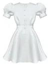 Post Meridiem Button-down Mini Dress