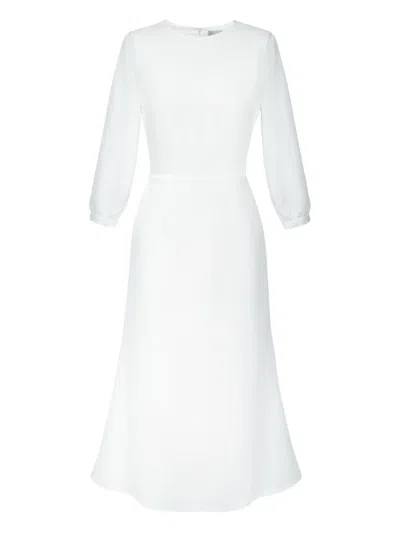 Post Meridiem Fitted Midi Dress