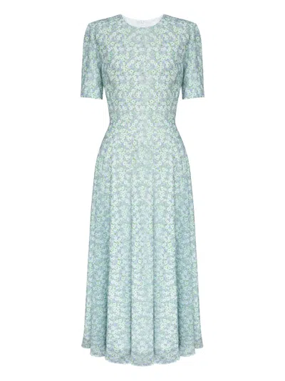 Post Meridiem Floral-print Midi Dress