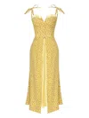 Post Meridiem Flowy Slit Midi Dress