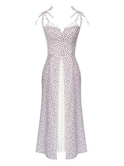 Post Meridiem Flowy Slit Midi Dress