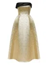 Post Meridiem Jacquard Midi Dress