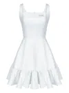 Post Meridiem Midikleid Mit Rüschensaum