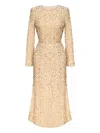 Post Meridiem Sequin-embellished Velvet Midi Dress