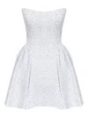 Post Meridiem Tuck Corset Mini Dress