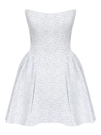 Post Meridiem Tuck Corset Mini Dress