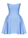 Post Meridiem Tuck Corset Mini Dress