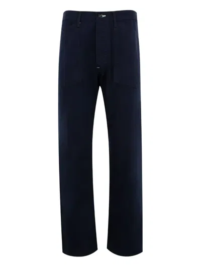 Post O'alls Army Trousers In Blue