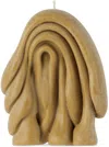 Post Objects Ssense Exclusive Brown Flow 001 Candle In Clay