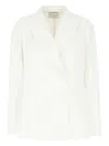 Post Scriptum Double-breasted Blazer In White