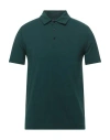 Post Scriptum Man Polo Shirt Dark Green Size M Cotton, Elastane