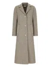 Post Scriptum Single-breasted Coat In Gray