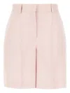 Post Scriptum Striped Shorts In Pink