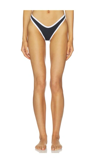 Post Swim Ashley Comfort Bikini Bottom In Black