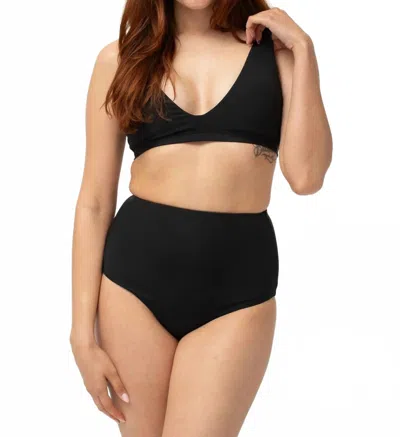 Post Swim Jen Top In Brave Black