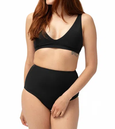 Post Swim Mary Bottom In Brave Black