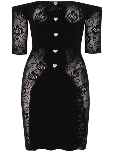Poster Girl Alice Mini Dress In Black