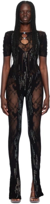 Poster Girl Black Delphine Jumpsuit In Black