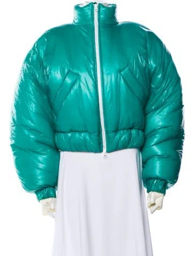 Pre-owned Poster Girl Bomber Jacket In Green