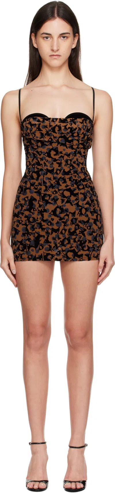 Poster Girl Brown Bianca Minidress