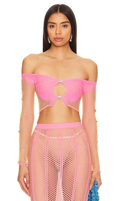 Poster Girl Coolidge Top In Tycoon Pink