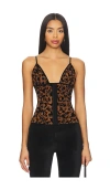 Poster Girl Doll Top In Brown