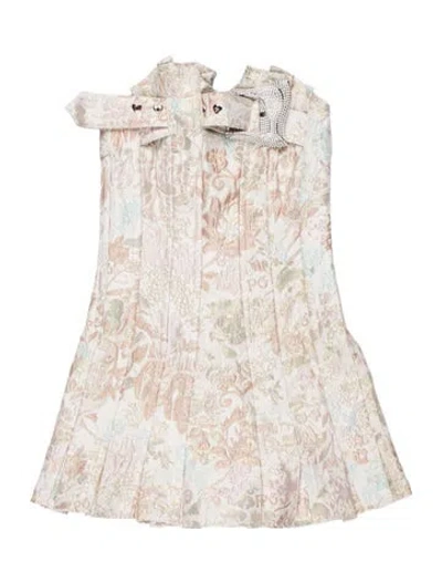 Pre-owned Poster Girl Floral Print Mini Dress In Multicolor
