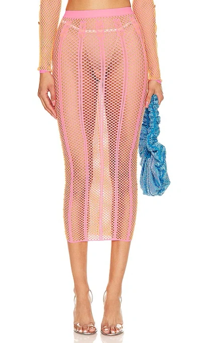 Poster Girl Fortune Skirt In Tycoon Pink