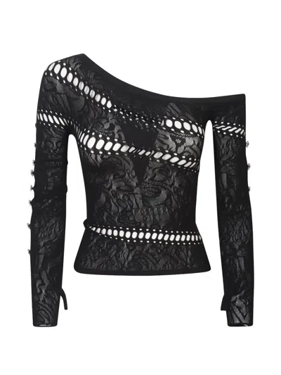 Poster Girl Ivy Cutout One-shoulder Top In Black