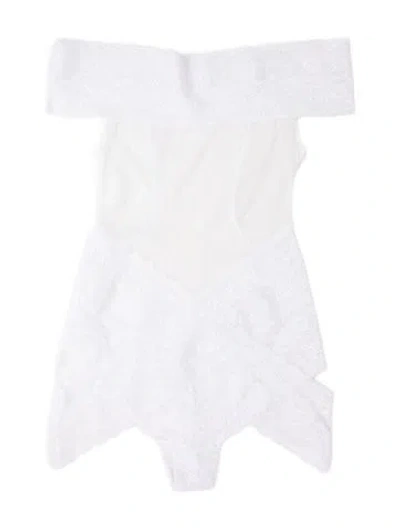 Pre-owned Poster Girl Lace Pattern Lounge Set In White