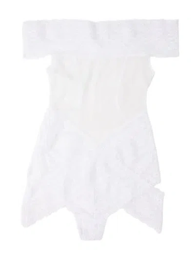 Pre-owned Poster Girl Lace Pattern Lounge Set In White