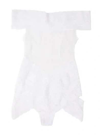 Pre-owned Poster Girl Lace Pattern Lounge Set In White