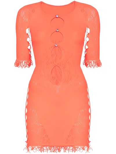 Poster Girl Miranda Mini Dress In Orange