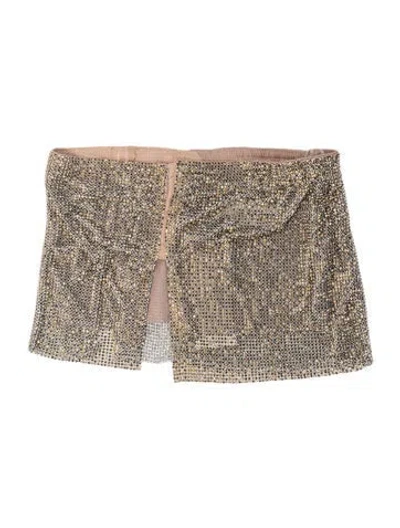 Pre-owned Poster Girl Patterned Mini Skirt In Multicolor