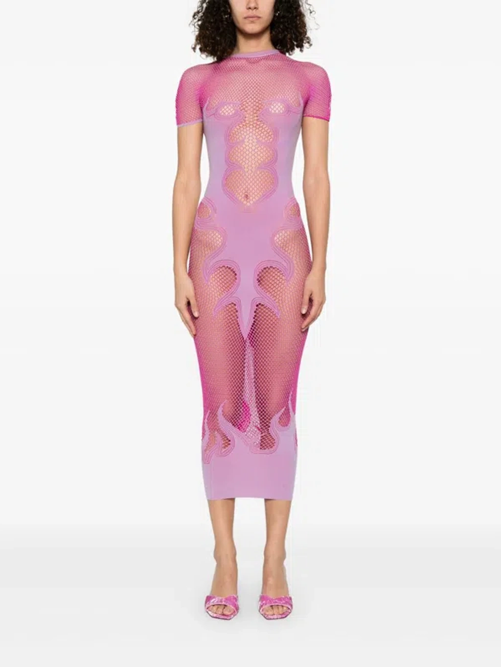 poster girl dress purple Miranda Cut-Out Bodycon Mini Dress Lilac Purple