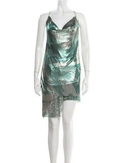 Pre-owned Poster Girl Printed Skirt Set W/ Tags In Green