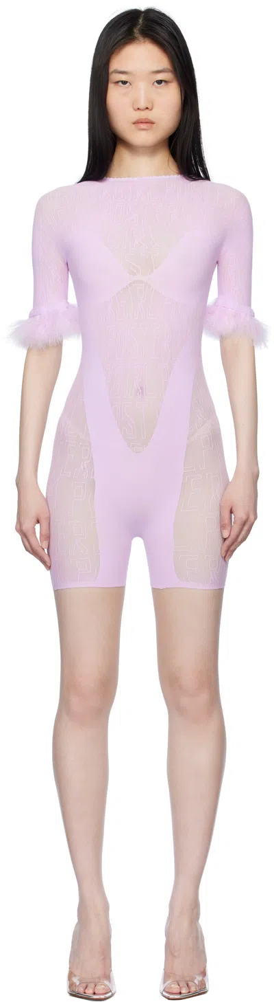 Poster Girl Purple Vanderbilt Play Jumpsuit In Lilac