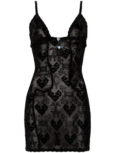 Poster Girl Black Scarlett Jumpsuit In Black/black