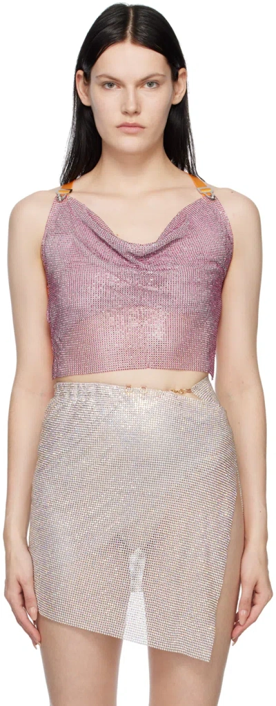 Poster Girl Silver Bambi Camisole In Fuchsia