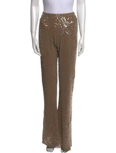 Pre-owned Poster Girl Straight Leg Pants In Neutral