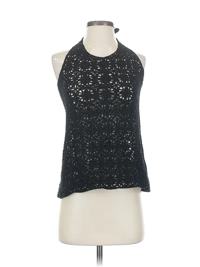 Pre-owned Poster Girl Tank Top Black Halter Neckline Tops